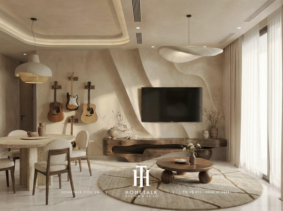 can ho sunshine sky city 67m2 phong cach wabi sabi