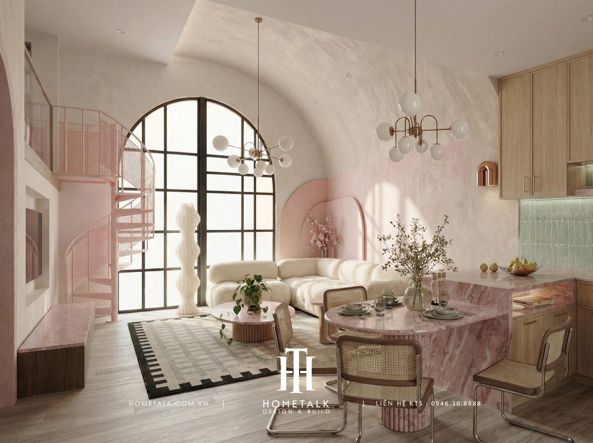 can ho phong cach eclectic the privia quan binh tan 6