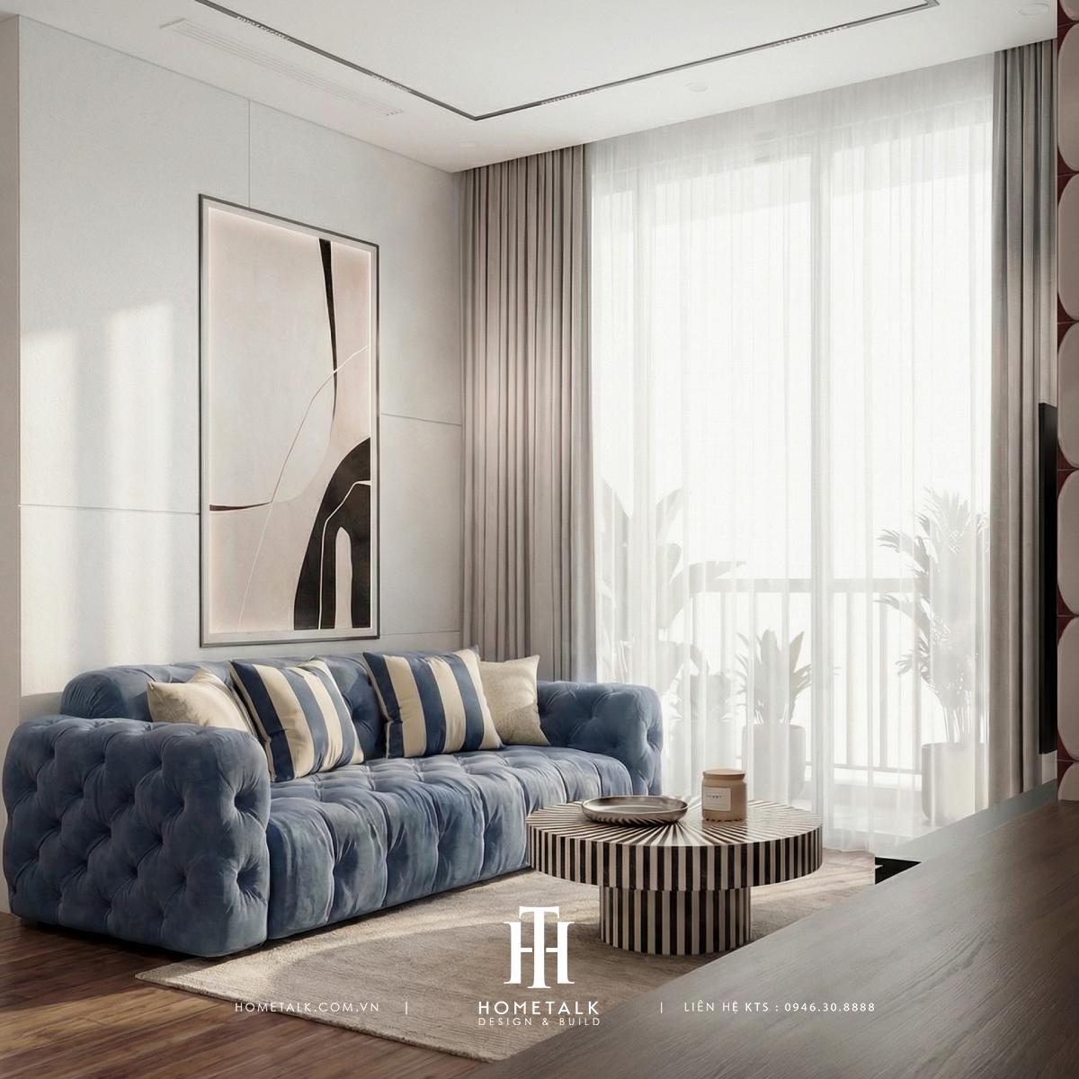 can ho phong cach modern mix eclectic vinhomes central park quan binh thanh 4