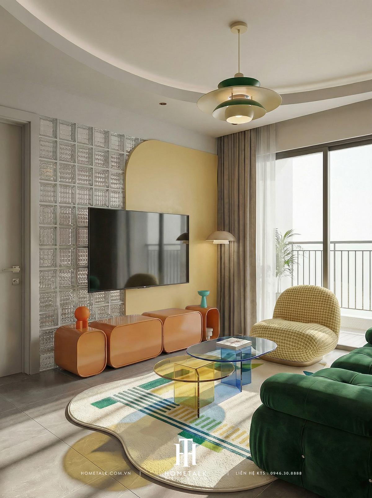 can ho phong cach modern retro delasol quan 4 2