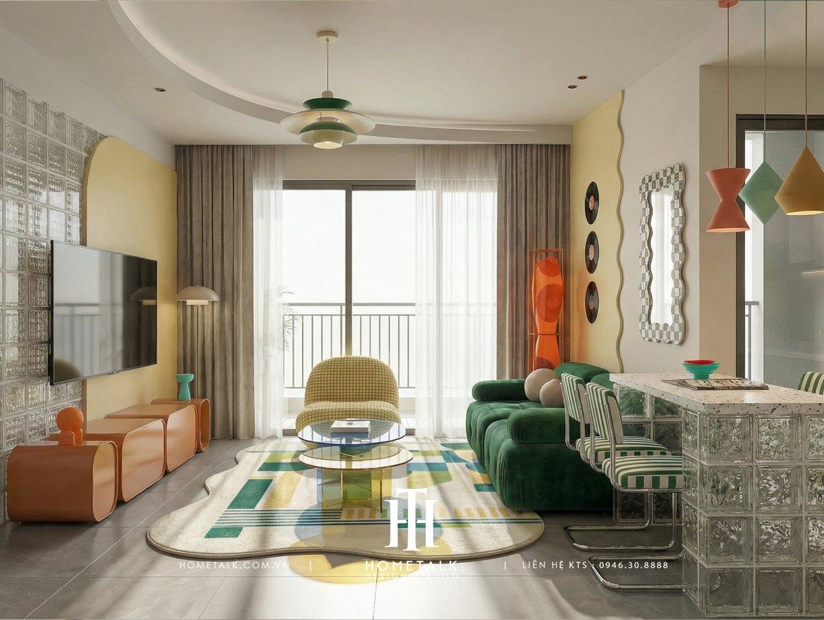 can ho phong cach modern retro delasol quan 4 7