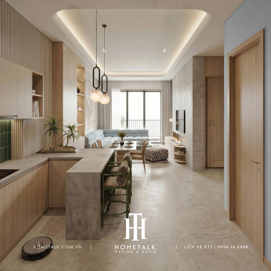 can ho trung dung organic modern the opus one 50m2 1pn