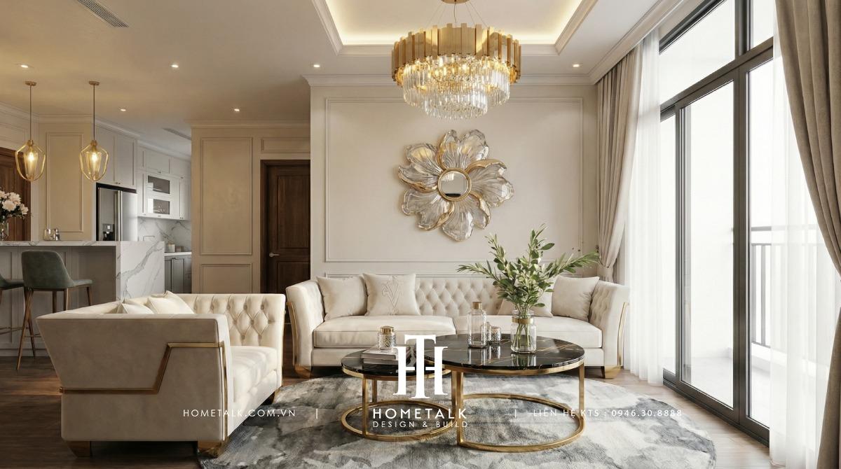 Căn Hộ Vinhomes Central Park 2 can ho vinhomes central park 3pn phong cach tan co dien 1