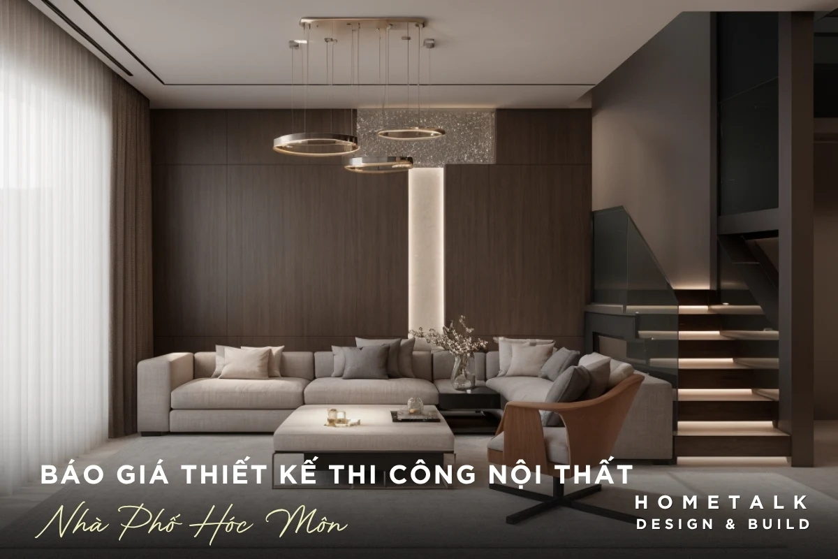 Cap nhat bang bao gia thiet ke thi cong noi that nha pho Hoc Mon cho khach hang 