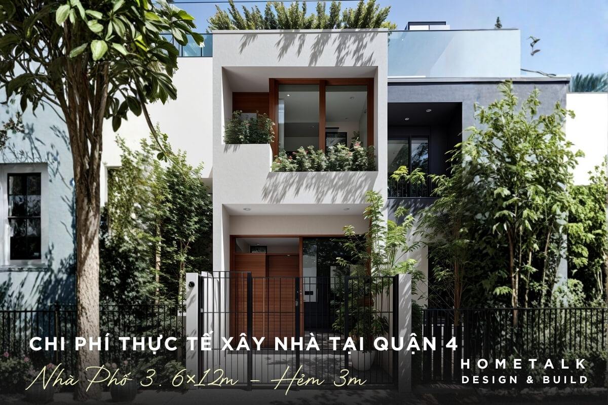 case study chi phi xay nha 3,6x12m hem 3m phuong khanh hoi quan 4 gom ca ep coc va bom be tong