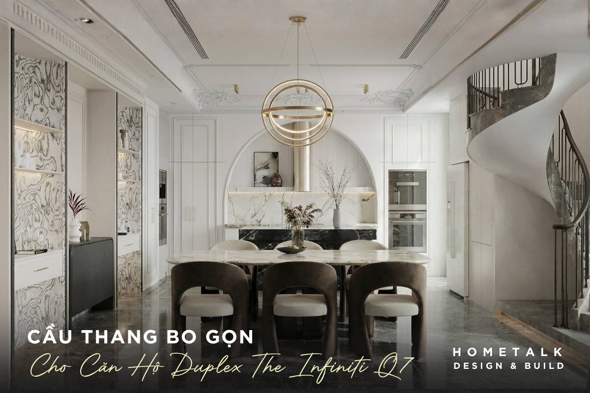 cau thang duoc thiet ke duong cong mem mai giup toi uu dien tich su dung