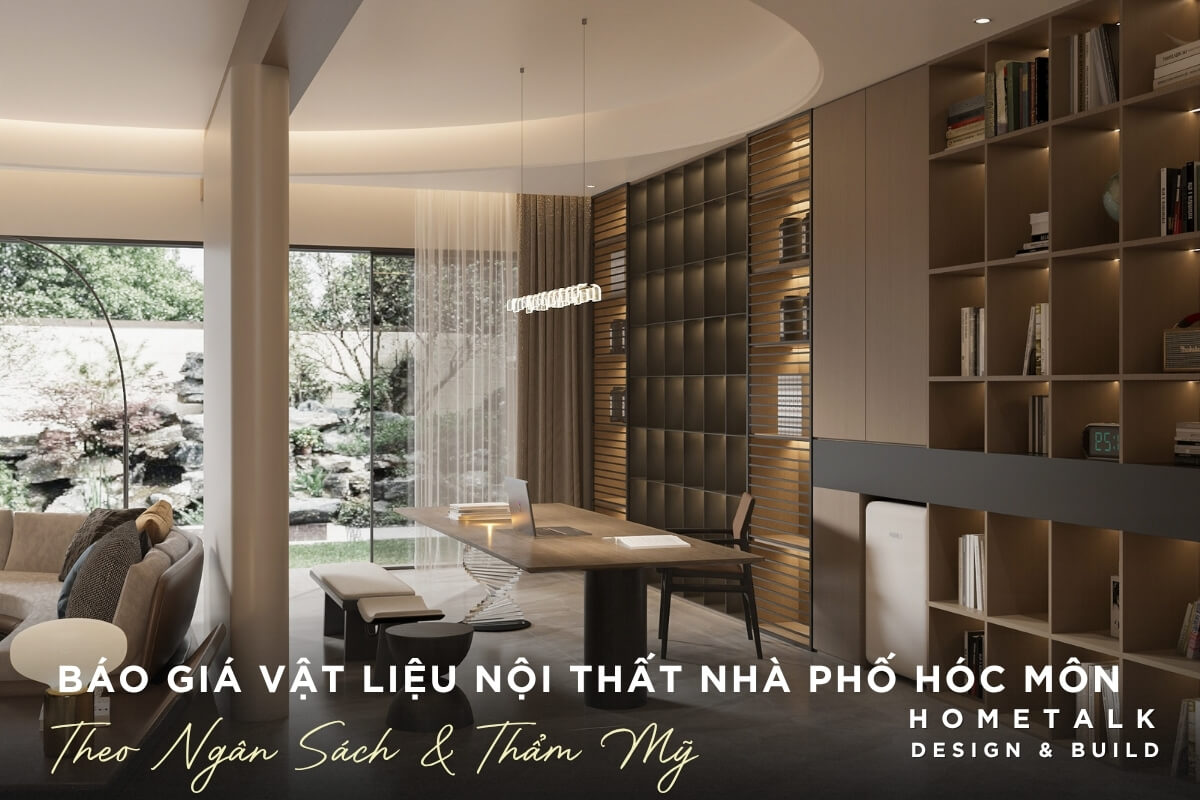 Chat lieu quyet dinh ngan sach va tinh tham my cho noi that nha pho Hoc Mon