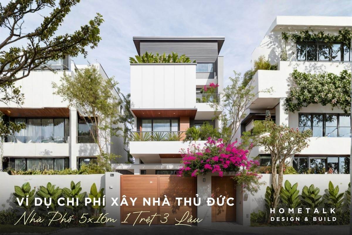 chi phi thi cong xay dung tron goi nha 5×16 1 tret 3 lau phuong hiep phu 2 6 ty