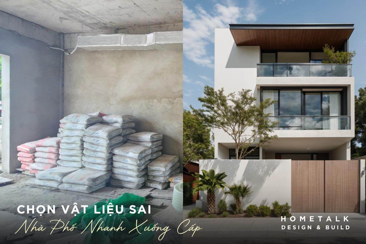 chon vat lieu sai khien nha pho hien dai nhanh xuong cap hu hong