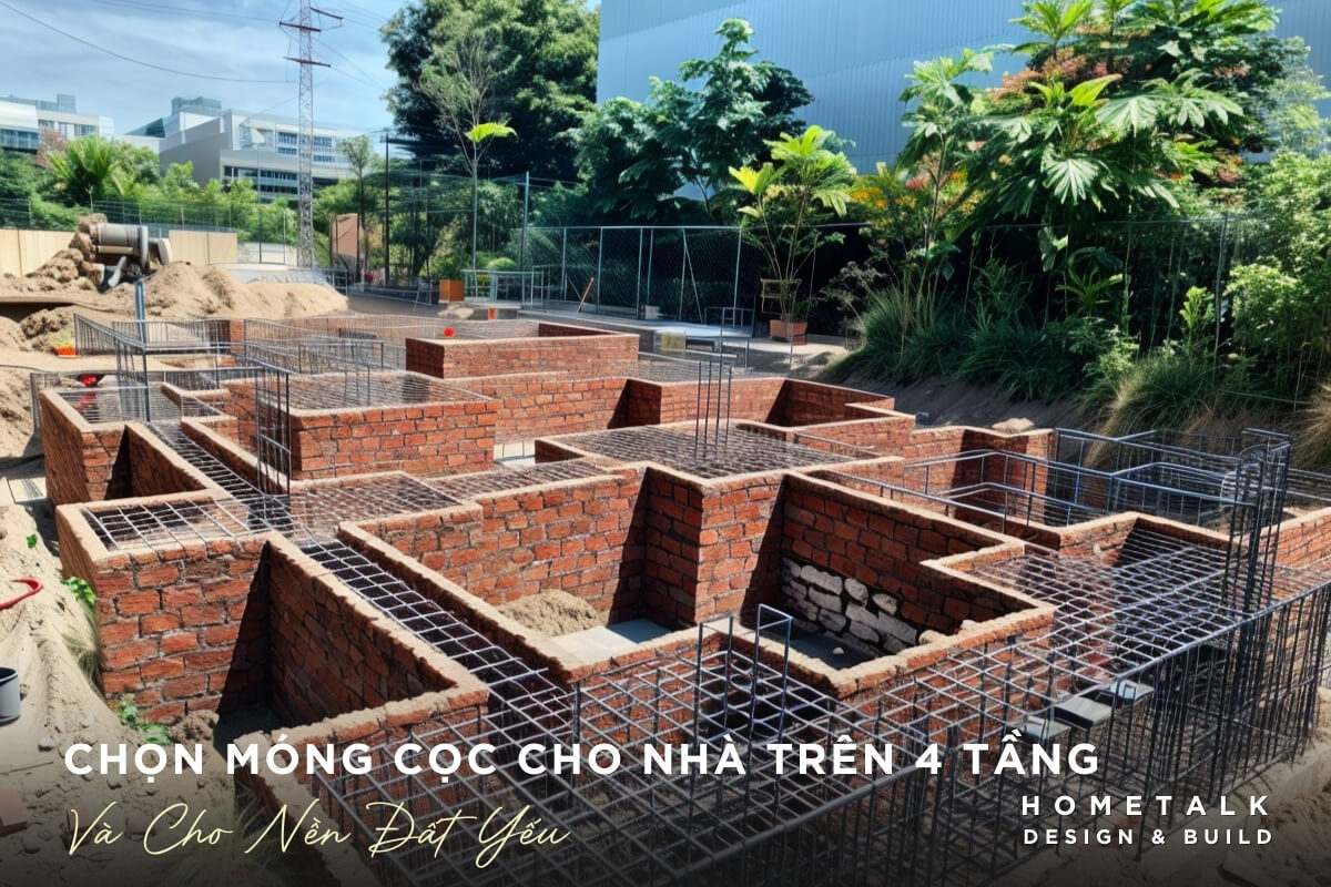 Thi công móng cọc chon xay nha mong coc khi co nen dat yeu va co nhu cau tai trong cao