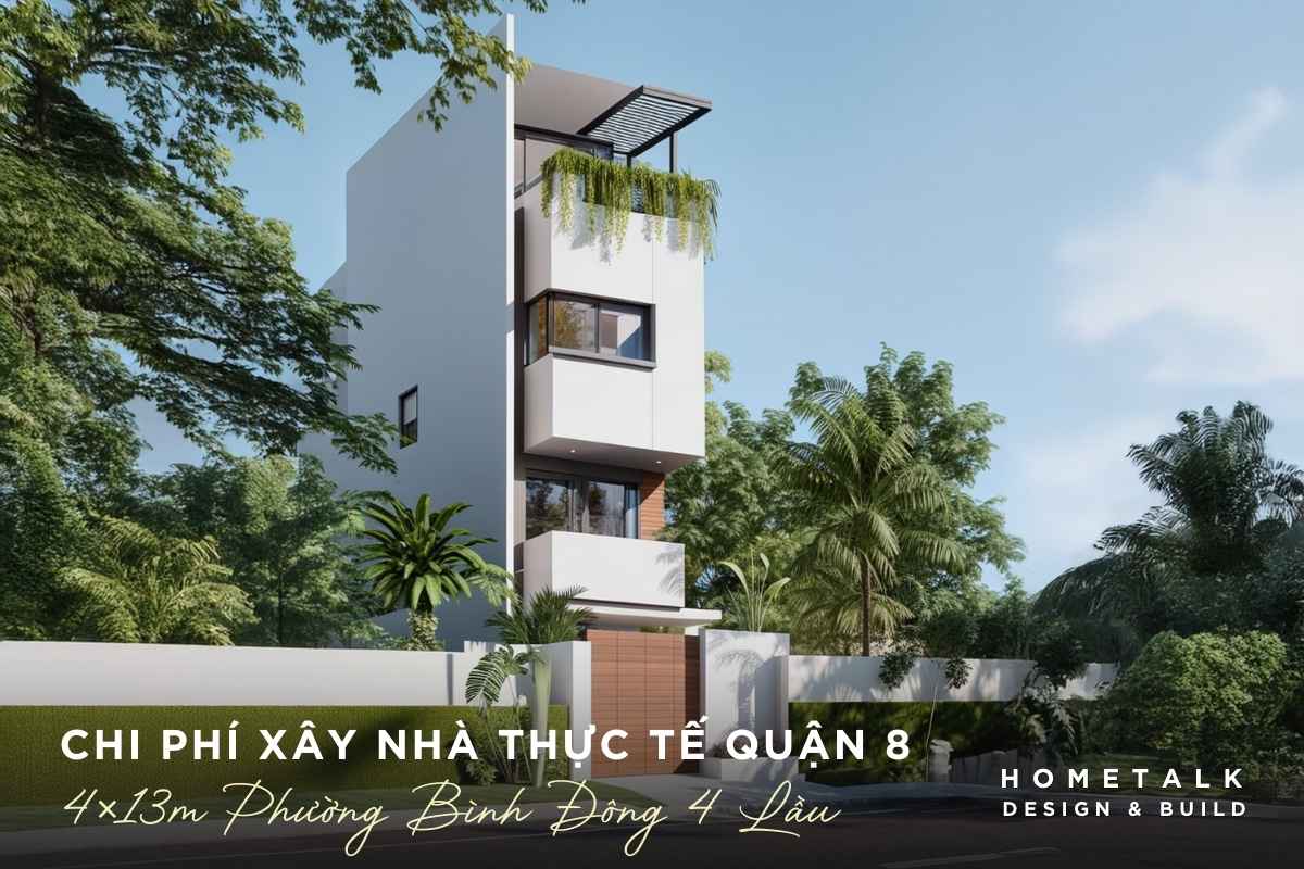 cong trinh 4×13m tai ben dong voi kien truc hien dai su dung giai phap chong tham mong