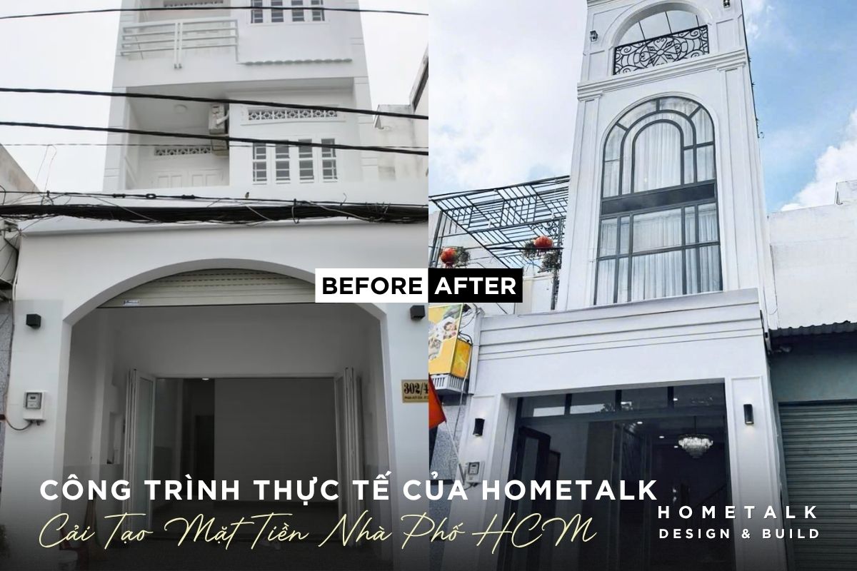Công trình cải tạo mặt tiền nhà phố TPHCM thực tế của Hometalk cong trinh cai tao mat tien nha pho tphcm thuc te cua hometalk