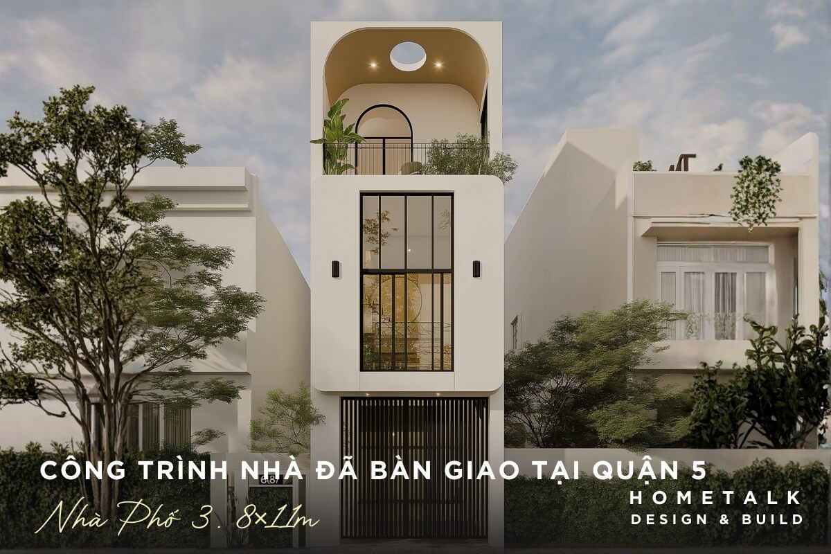 cong trinh nha pho 3.8x11m thiet ke hien dai da ban giao tai quan 5