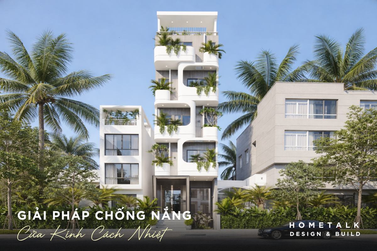 Cửa kính giảm nóng và kết hợp với rèm che là giải pháp thông thoáng, nhiều sáng cua kinh giam nong va ket hop voi rem che la giai phap thong thoang nhieu sang