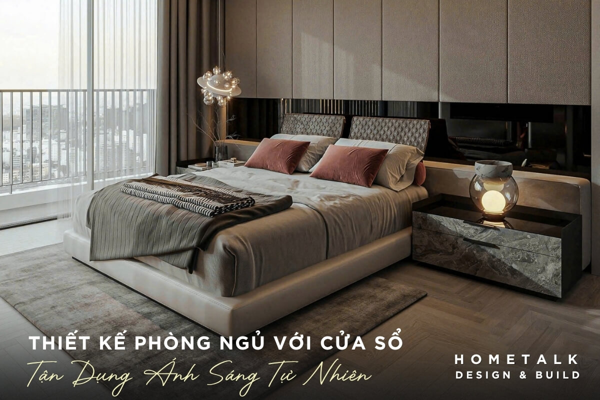 Cửa sổ nhỏ được bố trí nhằm tận dụng ánh sáng tự nhiên cho phòng ngủ Cua so nho duoc bo tri nham tan dung anh sang tu nhien cho phong ngu