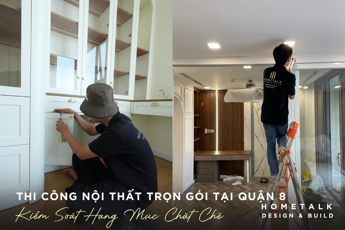 Dam bao tien do thi cong du an noi that nha pho Quan 8 theo hop dong da ky ket