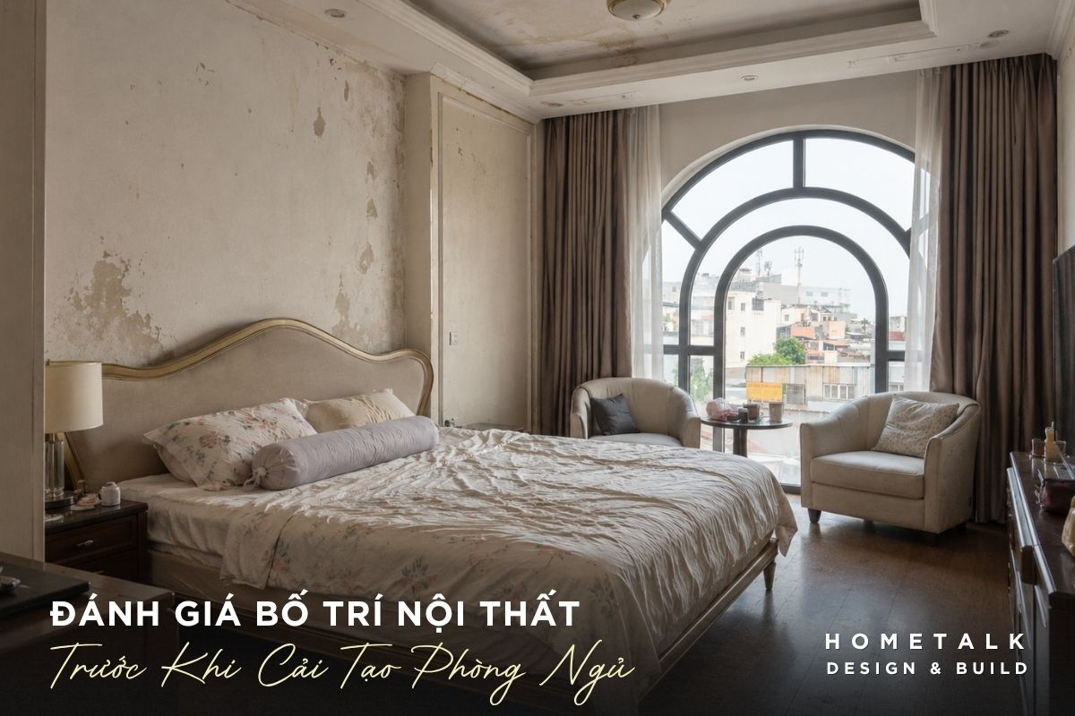 Cải tạo phòng ngủ TP.HCM: Sửa thế nào, chi phí bao nhiêu? 15 danh gia vi tri giuong, tu va loi di de chon phuong an bo tri noi that phong ngu hop ly