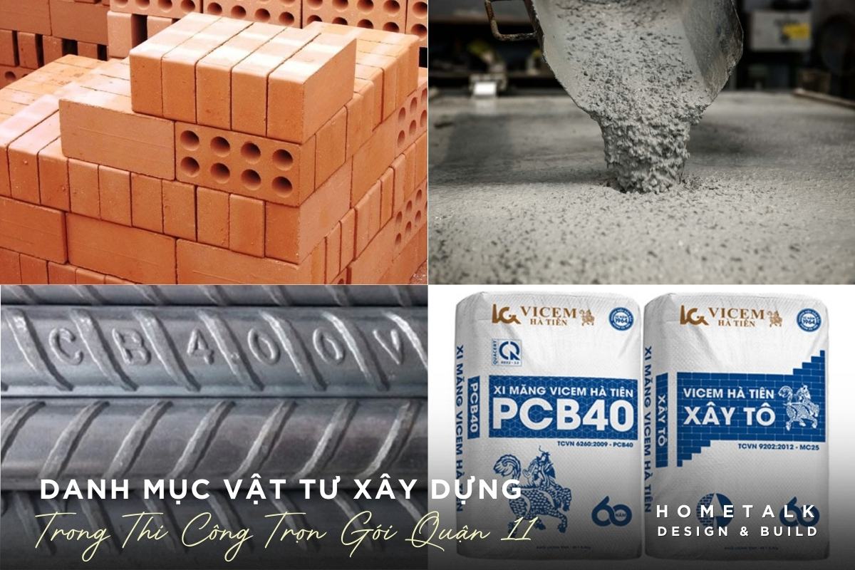 danh muc vat tu phan tho cac goi xay nha tai quan 11 tphcm