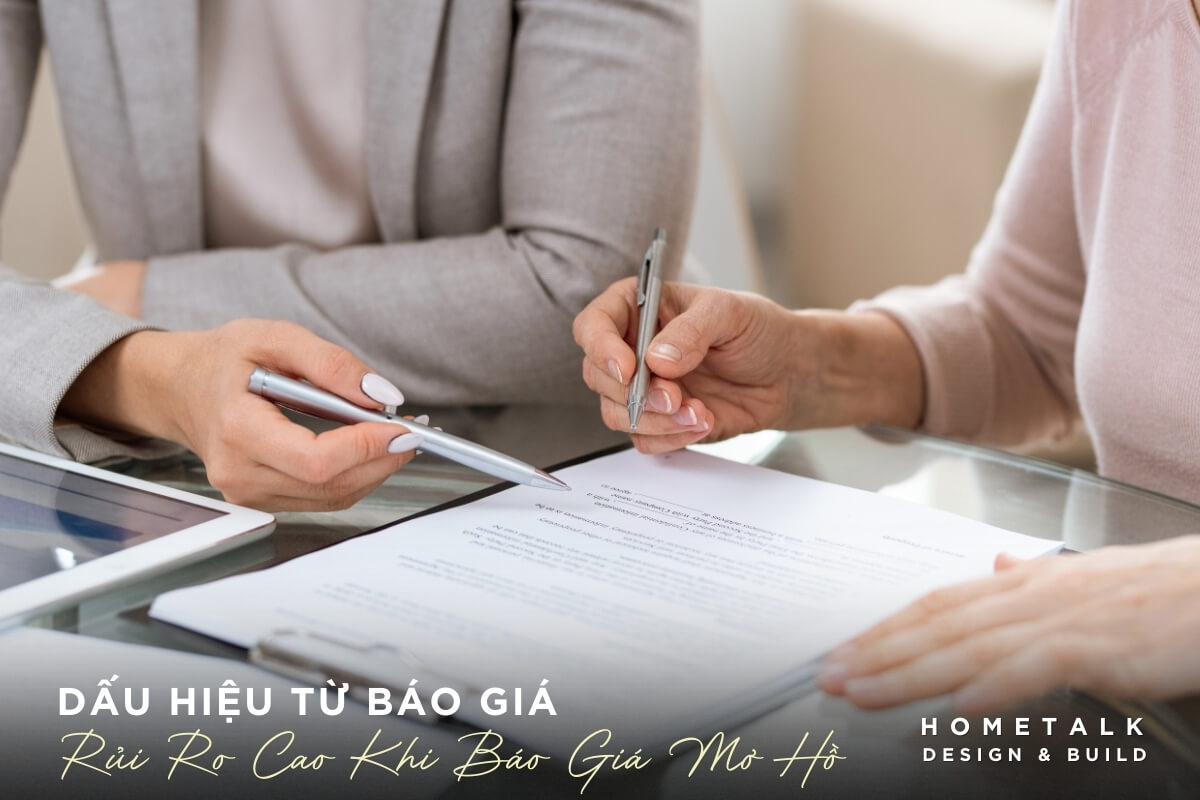 bao gia ngan gon, thieu dieu kien ap dung la dau hieu rui ro tai chinh ma gia chu khong nen bo qua