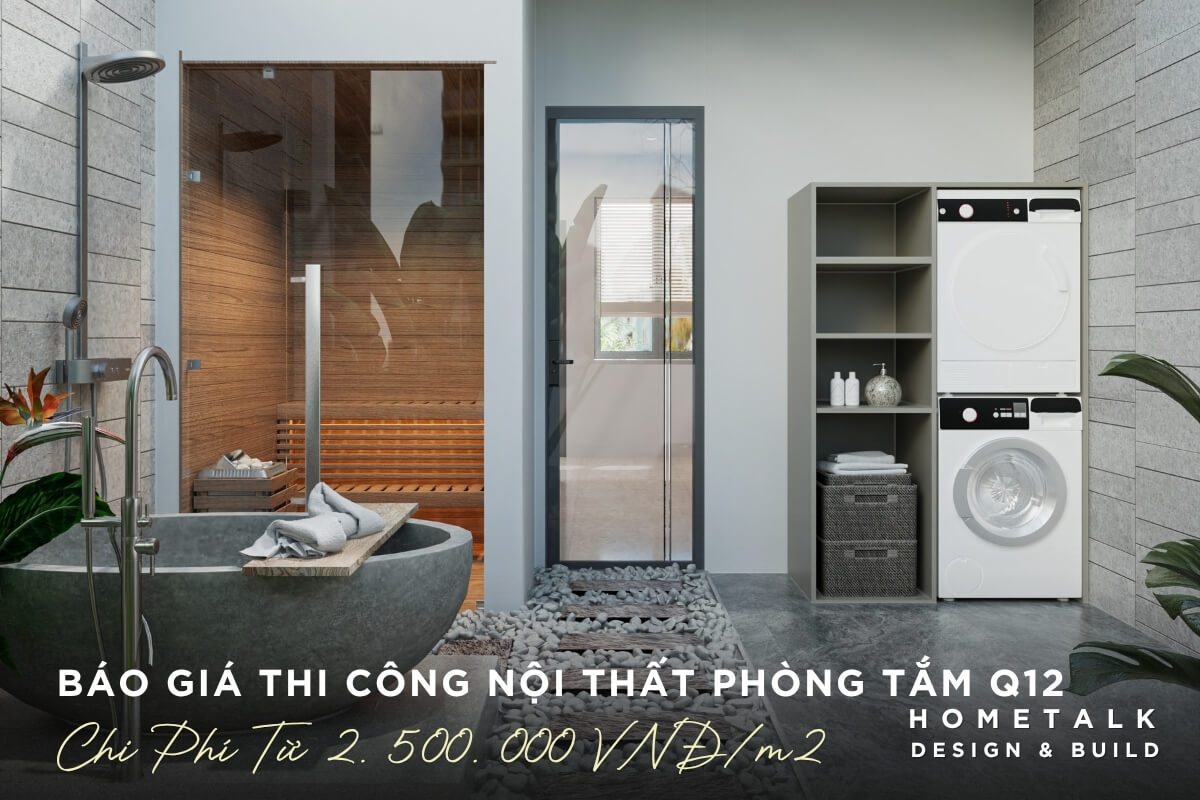 Chi phí thi công nội thất phòng tắm nhà phố quận 12 Dau tu thiet bi Inax, vach kinh va chong tham tot se dam bao chat luong phong tam quan 12 ve lau dai