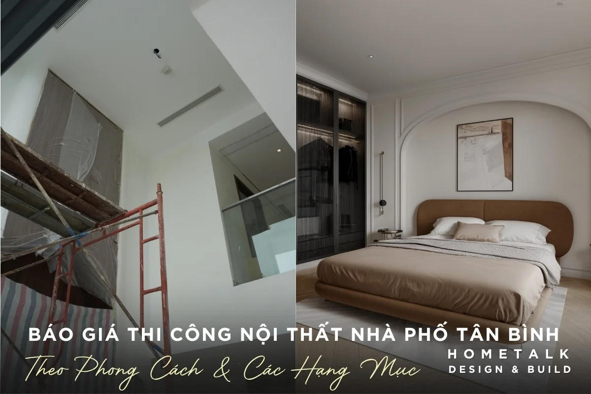 Dich vu thi cong noi that nha pho Tan Binh theo phong cach va cac hang muc