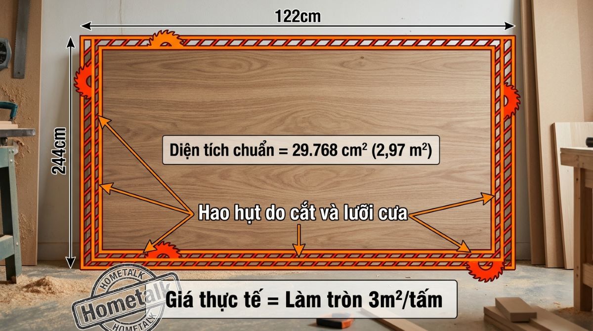 1m2 Bằng Bao Nhiêu cm2? Bảng Đổi & Công Cụ Tính Nhanh 15 Cách tính diện tích ván gỗ MDF từ cm2 sang m2 và lý do làm tròn khối lượng trong xưởng nội thất