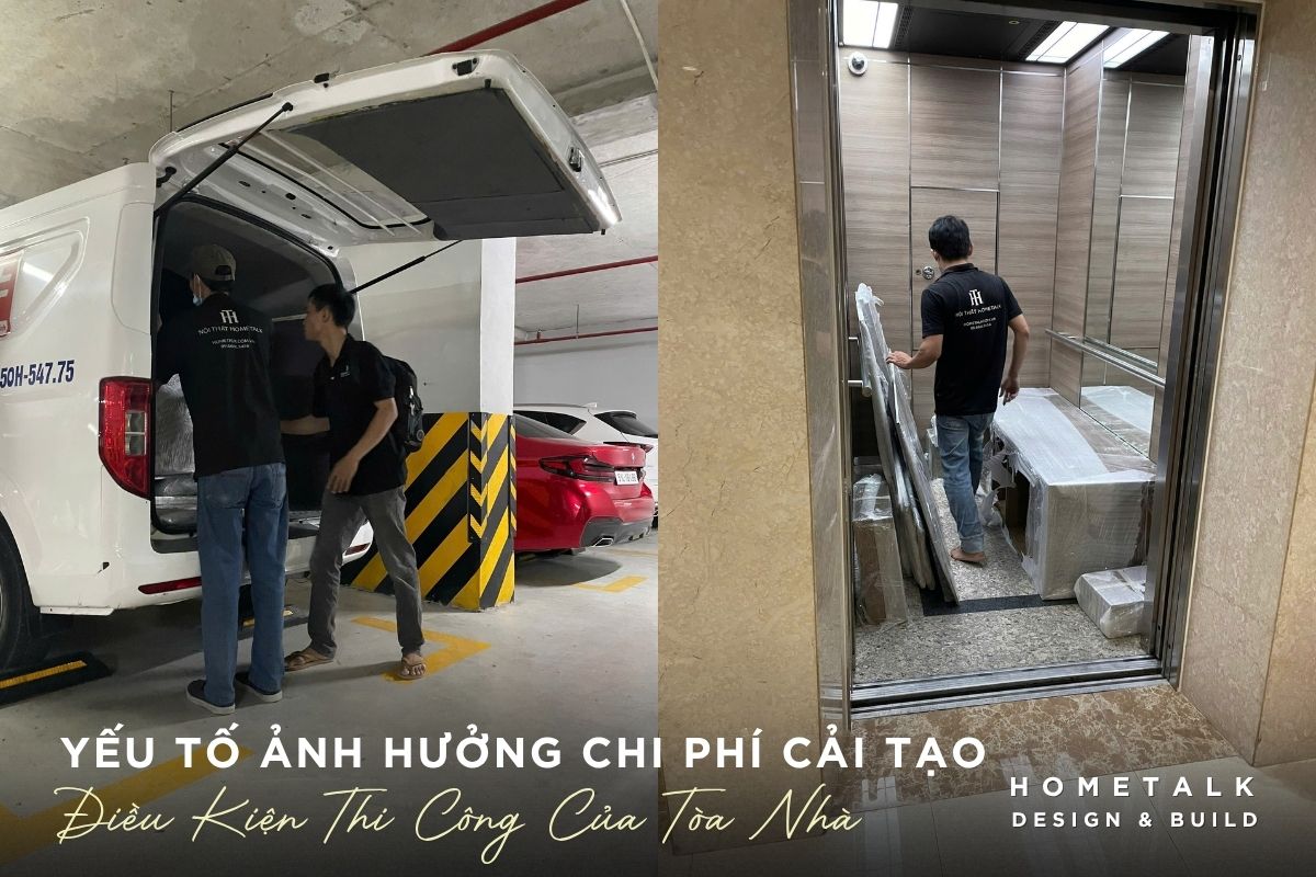 dieu kien thi cong cua toa nha anh huong den ngan sach cai tao can ho