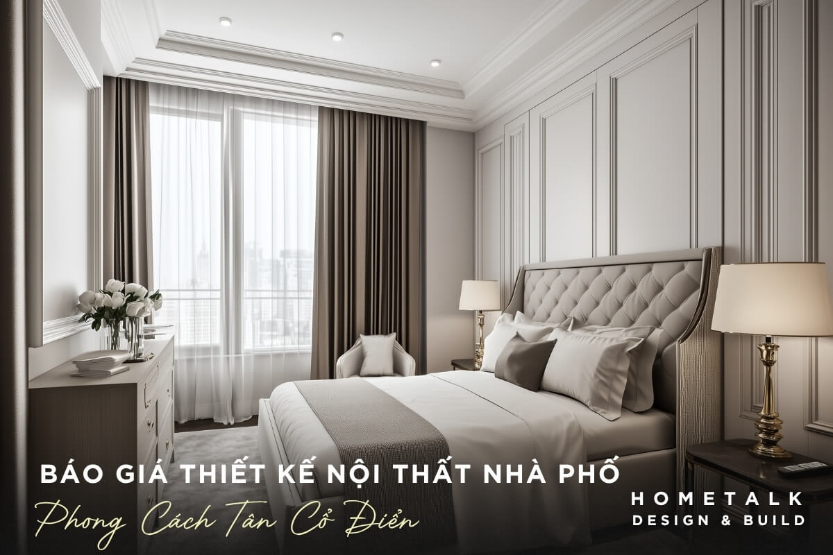 Do trang tri lam bang vat lieu cao cap tao diem nhan Tan co dien cho khong gian nha pho quan 8