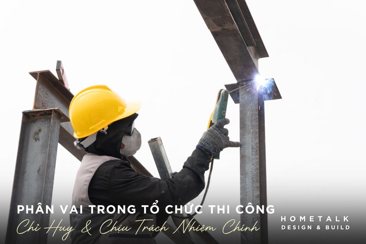 doi tuong chi huy va chiu trach nhiem chinh khi to chuc thi cong