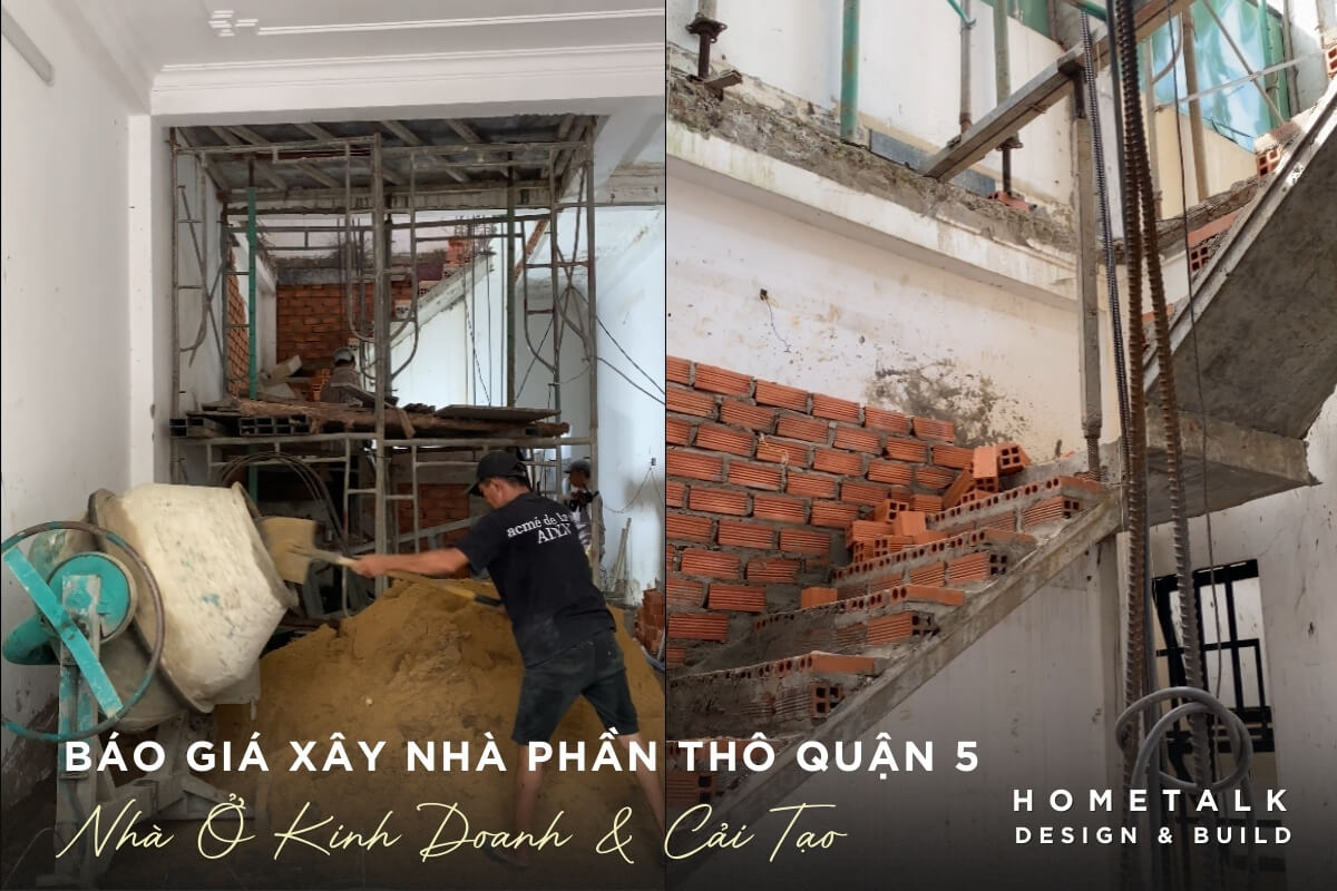 don gia xay dung phan tho cho cong trinh nha o kinh doanh va cai tao tai quan 5