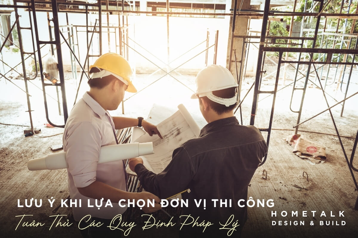 Đơn vị thiết kế thi công nội thất nhà phố trọn gói Gò Vấp Don vi thi cong uy tin Hometalk luon dam bao chat luong va tinh phap ly cho moi du an xay dung va noi that