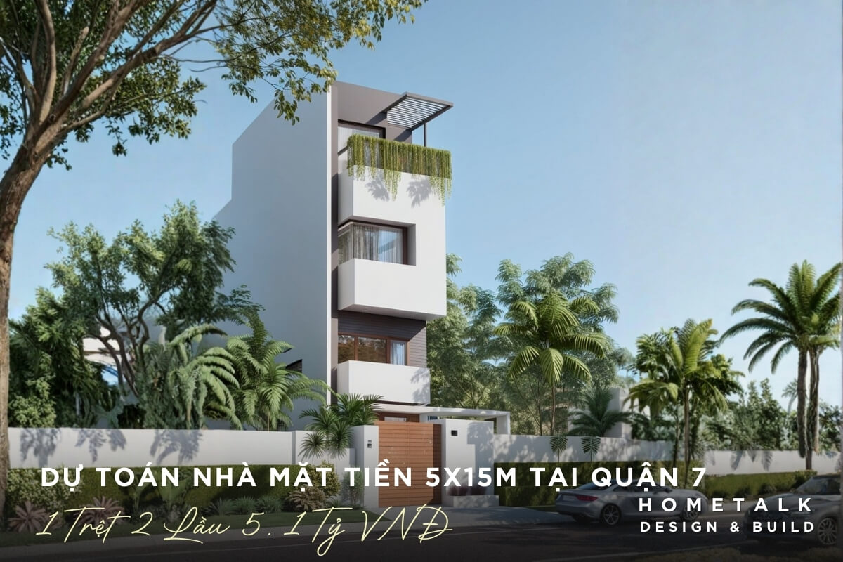 du an xay dung nha tron goi cho nha mat tien 5×15m 1 tret 2 lau tai phuong tan quy quan 7