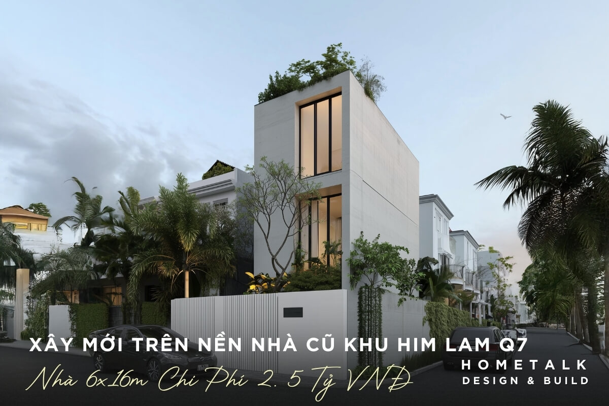 du an xay nha 6×16m 1 tret 2 lau tron goi tai khu vuc dan cu him lam