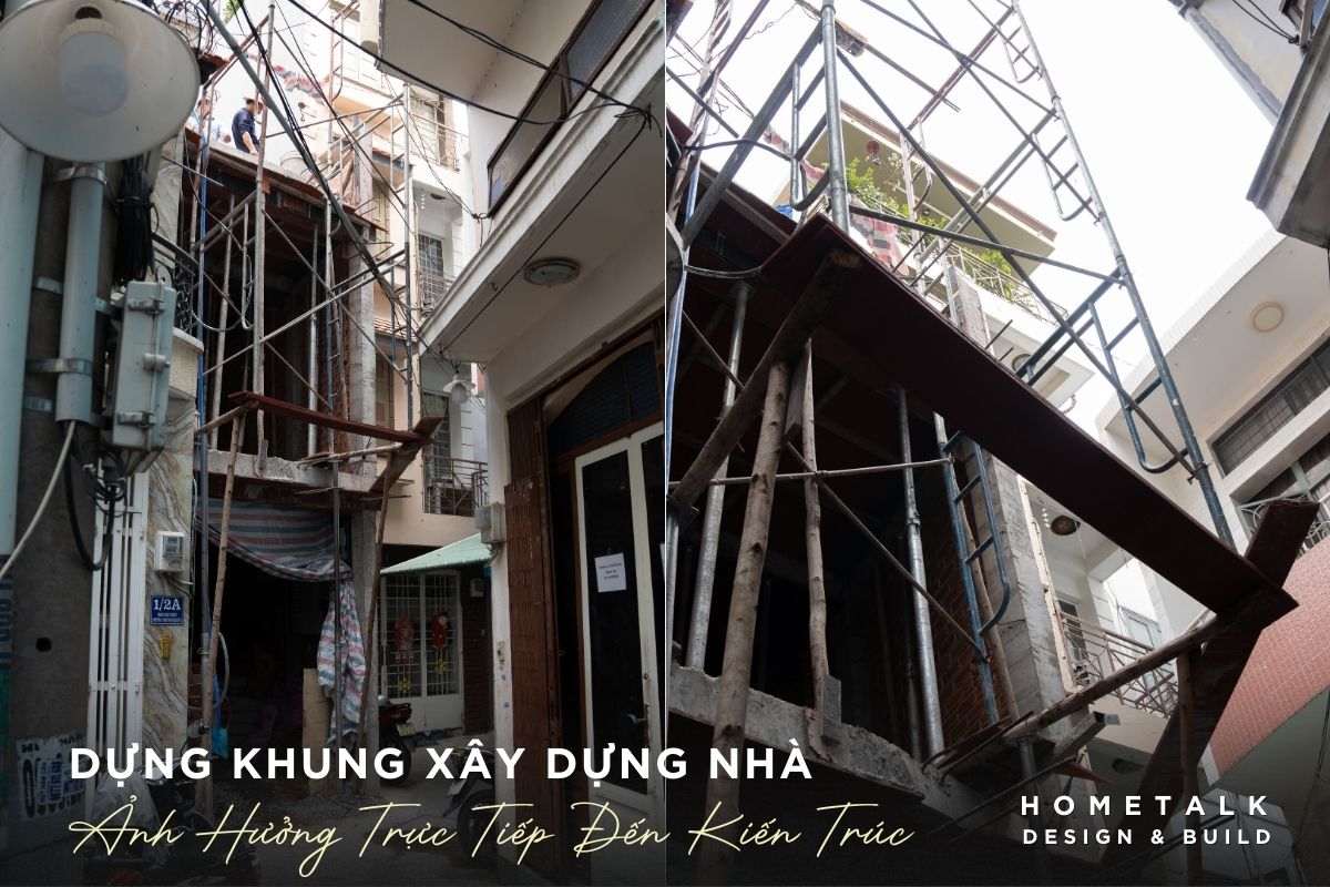 Quy trình phần thô nhà ở: 10 bước thi công & mốc kiểm tra nhanh cho gia chủ 13 dung khung cot – dam – san tao bo xuong chiu luc cho ngoi nha