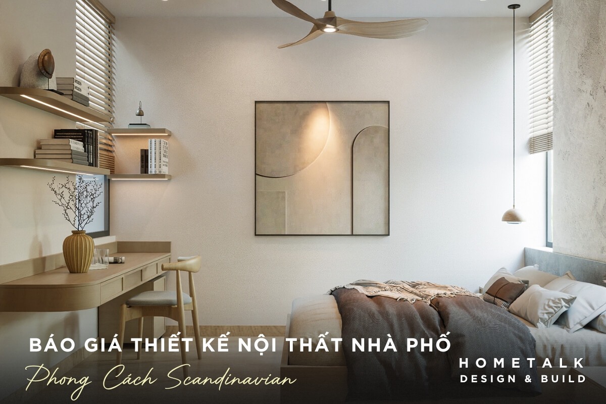 Gam trang, go sang mang lai cam giac thoang nhe, thu thai cho phong khach nha pho Bac Au