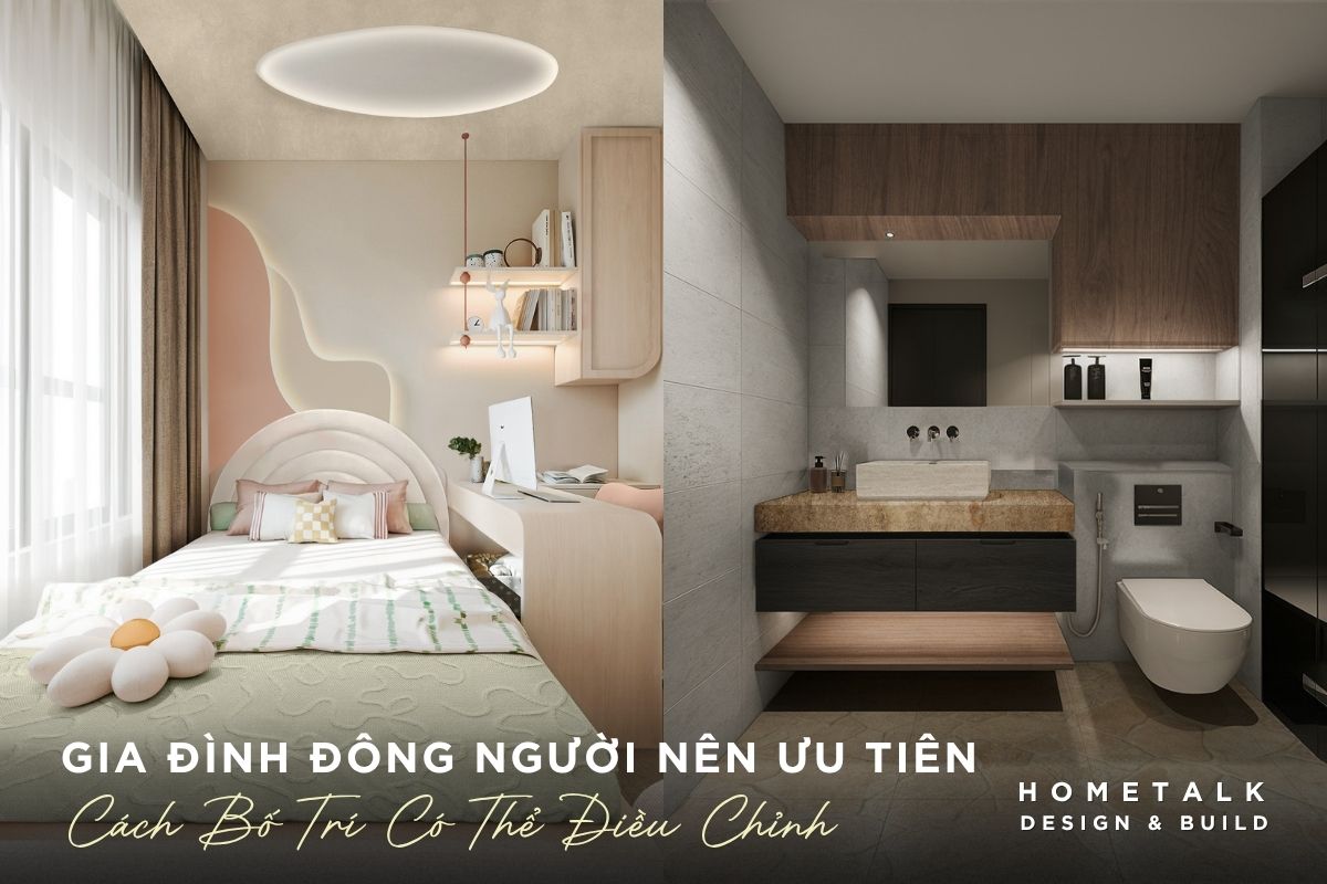 Thiết kế nội thất căn hộ 3 phòng ngủ Celesta Rise cho gia đình đông người 33 gia dinh dong nguoi nen uu tien phuong an bo tri co the dieu chinh theo tung giai doan