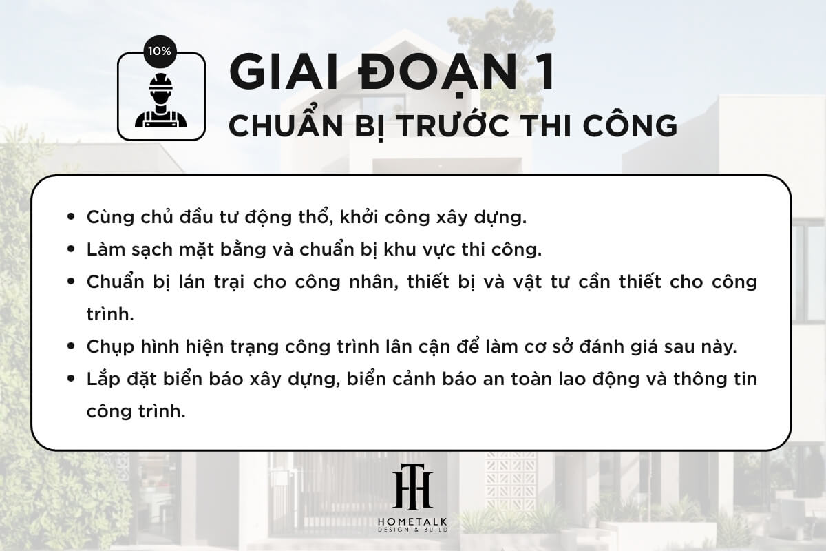 giai doan 1 chuan bi truoc thi cong xay dung nha quan 7 gom don mat bang va dam bao an toan lao dong