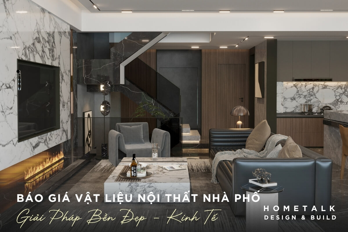 Giai phap ben dep kinh te trong bao gia vat lieu noi that nha pho Tan Binh