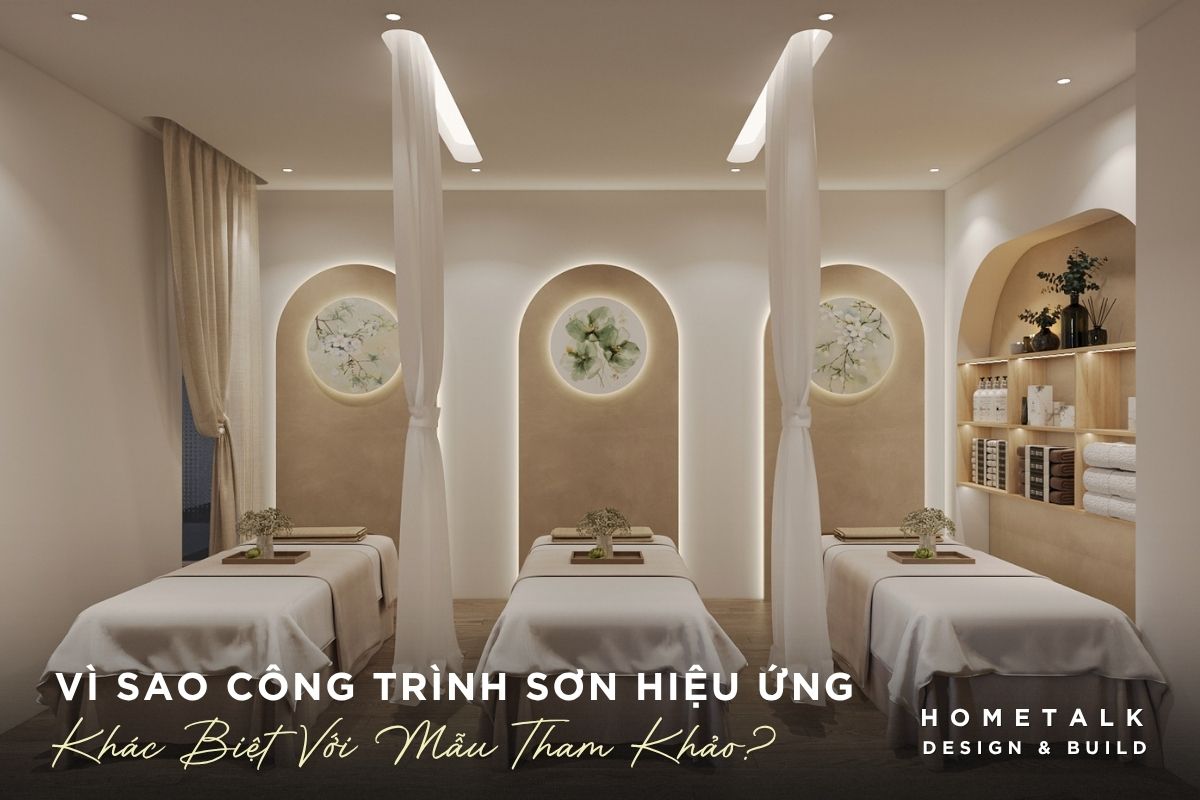 Giải thích các lý do vì sao công trình sơn hiệu ứng thực tế có sự khác biệt so với mẫu, ảnh tham khảo giai thich cac ly do vi sao cong trinh son hieu ung thuc te co su khac biet so voi mau anh tham khao