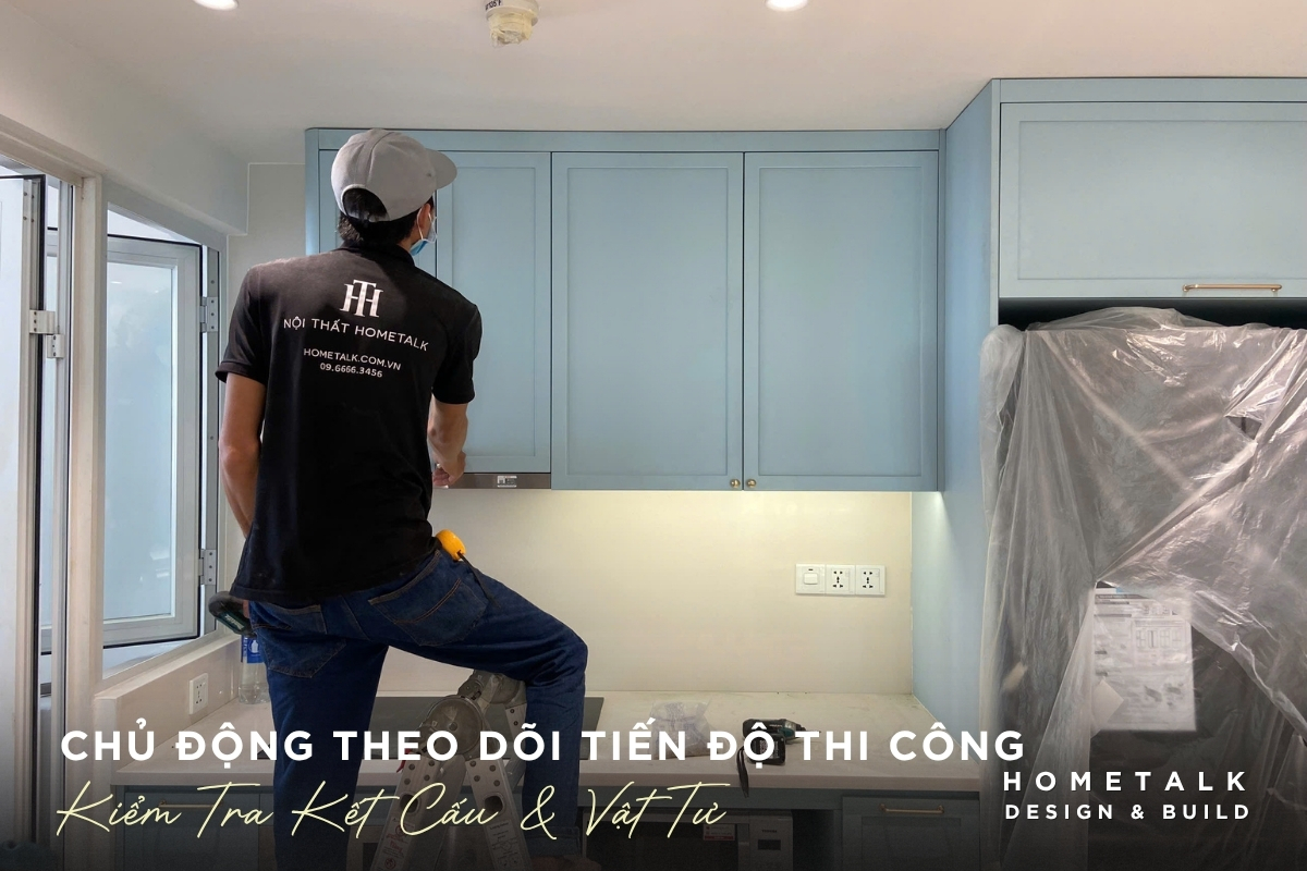 Giam sat tien do thi cong tung hang muc noi that can ho