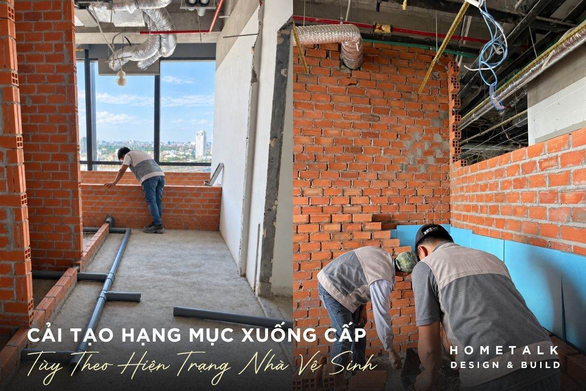 Cải tạo nhà vệ sinh TP.HCM: Các hạng mục cần sửa chữa 12 giu lai duong cap thoat nuoc va thiet bi ve sinh con co the su dung khi cai tao