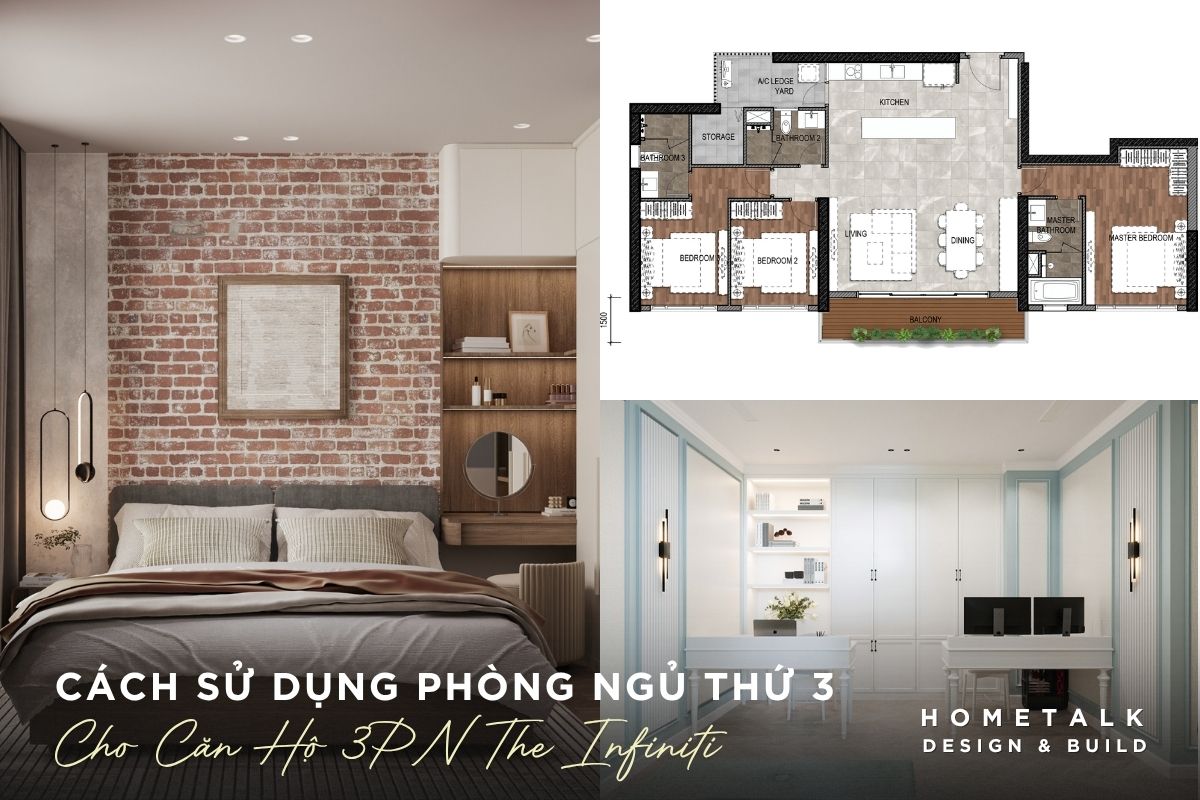 goi y cac cach su dung phong ngu thu 3 hieu qua cho can ho 3pn tai the infiniti