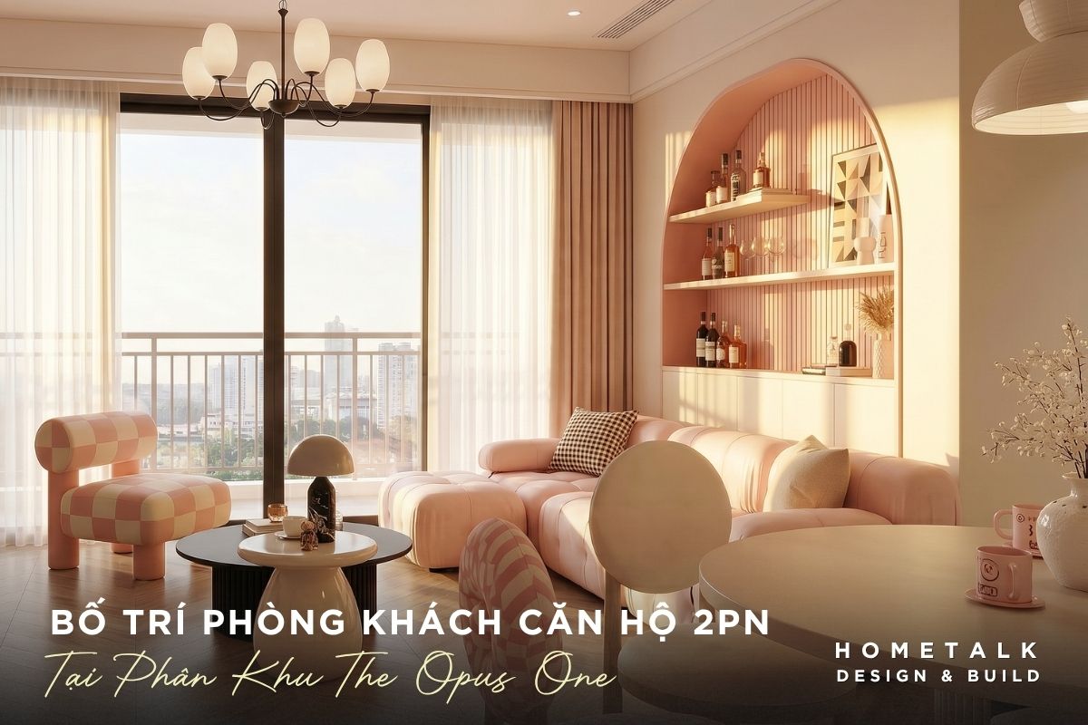 Gợi ý cách bố trí phòng khách căn hộ 2PN The Opus One thông thoáng và gọn gàng goi y cach bo tri phong khach can ho 2pn the opus one thong thoang va gon gang