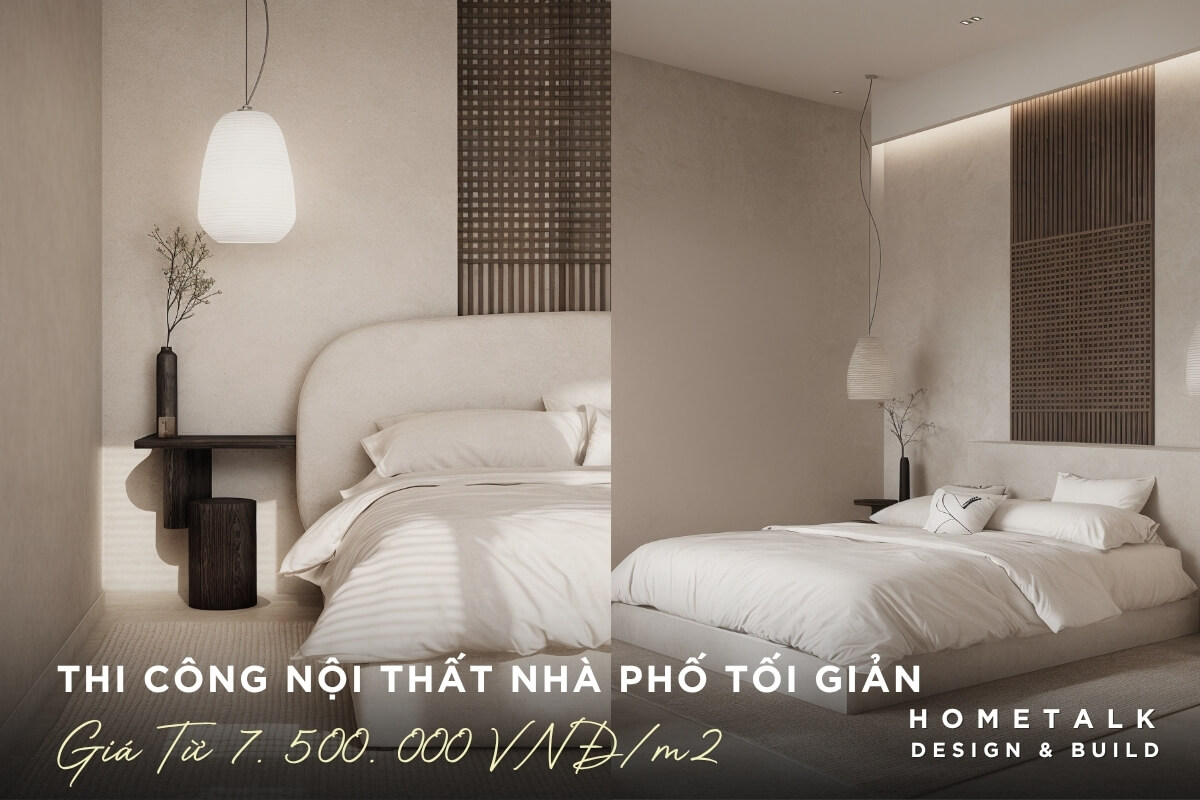 Hang muc bao gia noi that nha pho Cu Chi gom vat lieu MDF chong am, phu kien toi gian