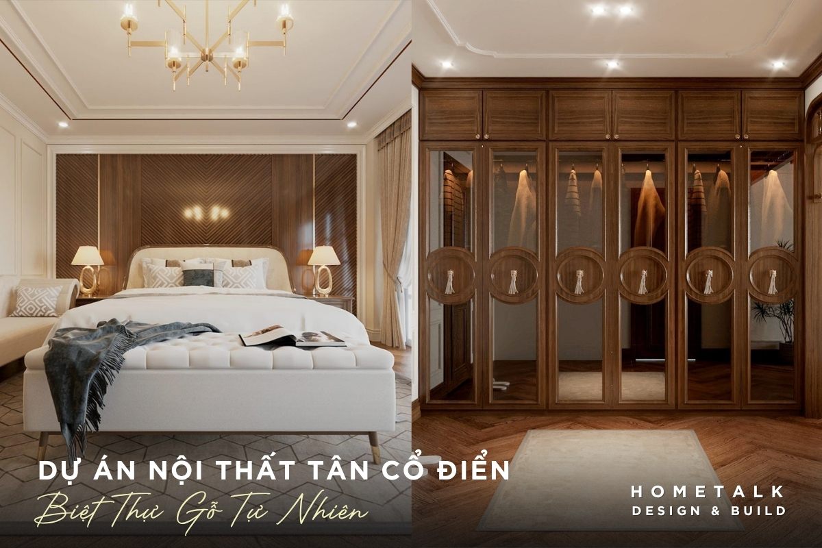 hinh anh thi cong noi that tan co dien cho biet thu