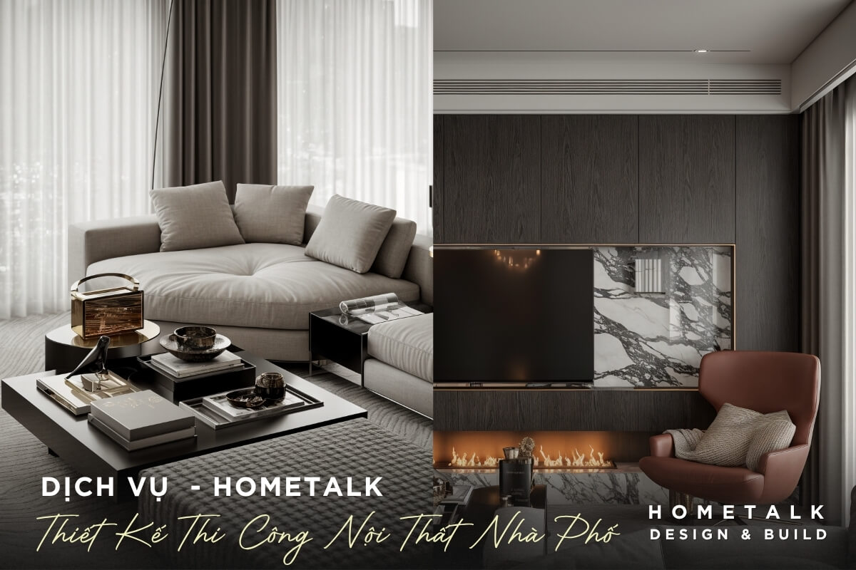 Hometalk cung cap dich vu thiet ke thi cong noi that nha pho tron goi uy tin va chuyen nghiep