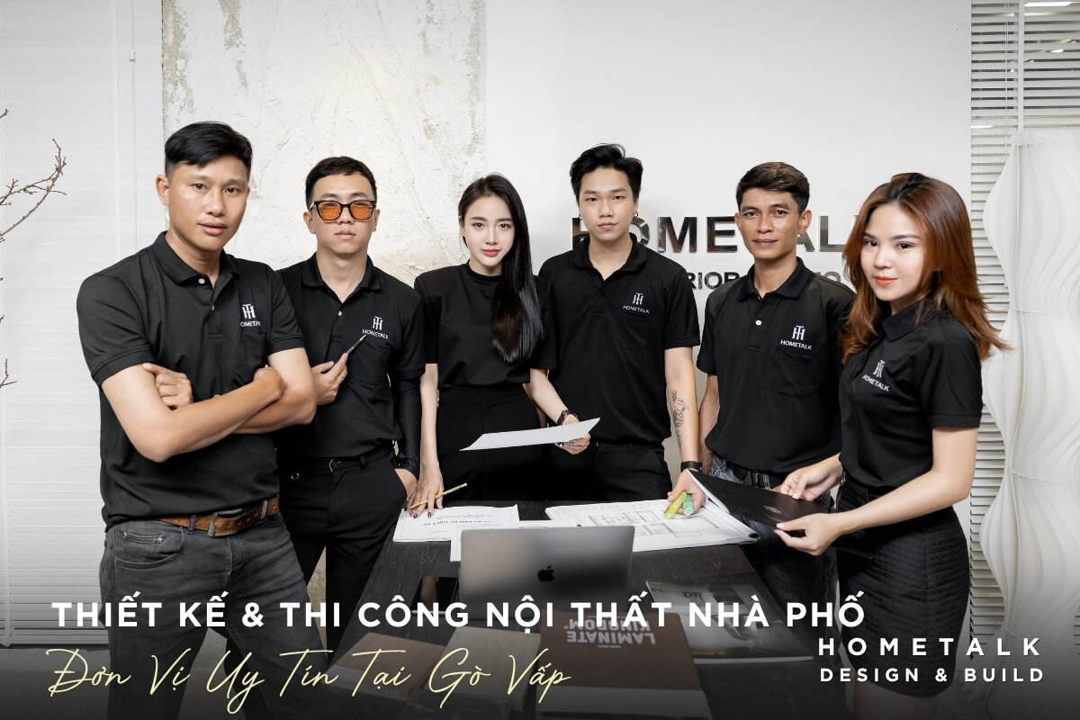 Công ty thiết kế thi công nội thất nhà phố Gò Vấp trọn gói, uy tín Doi ngu kien truc su va nha thiet ke sang tao va cam ket mang den nhung khong gian song dep va chat luong cho khach hang tai khu vuc Go Vap