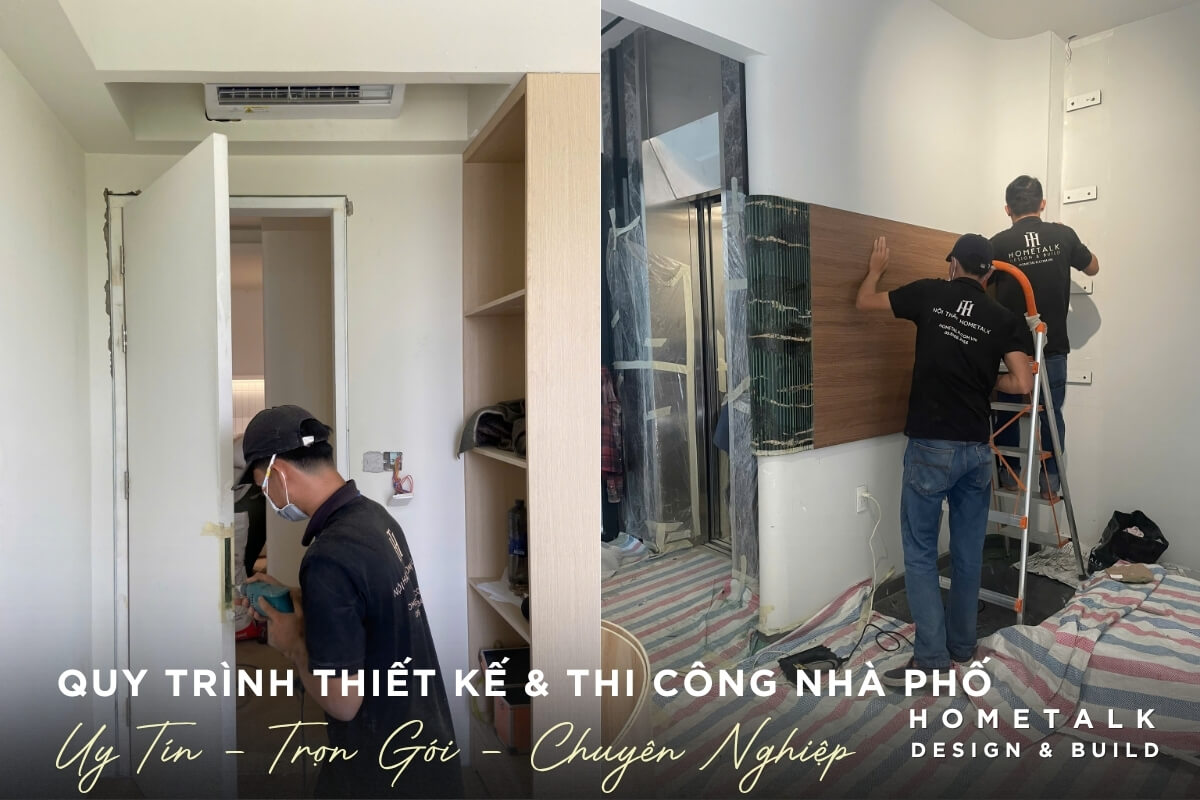 Hometalk cung cấp quy trình thi công nội thất trọn gói uy tín và chuyên nghiệp Hometalk cung cap quy trinh thi cong noi that tron goi uy tin va chuyen nghiep dam bao chat luong va tien do cua du an