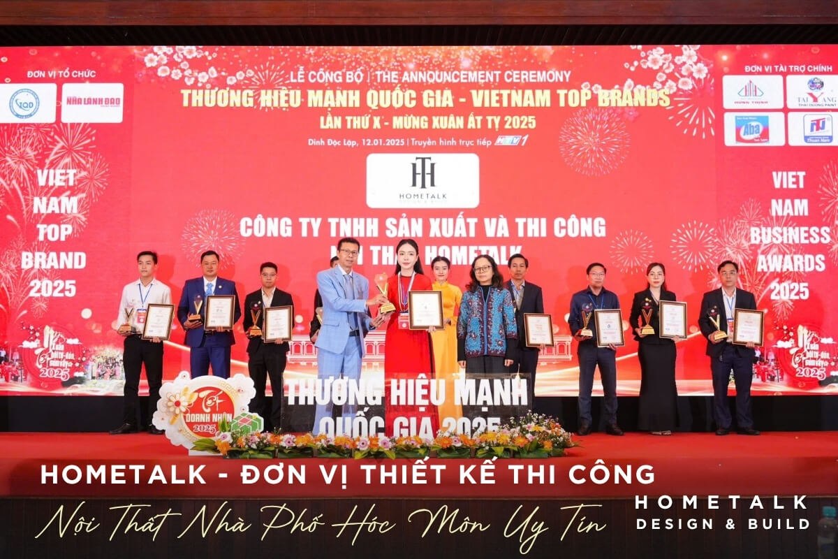 Lua chon Hometalk la don vi thiet ke thi cong noi that nha pho Hoc Mon uy tin giup khach hang nhan nhieu loi ich
