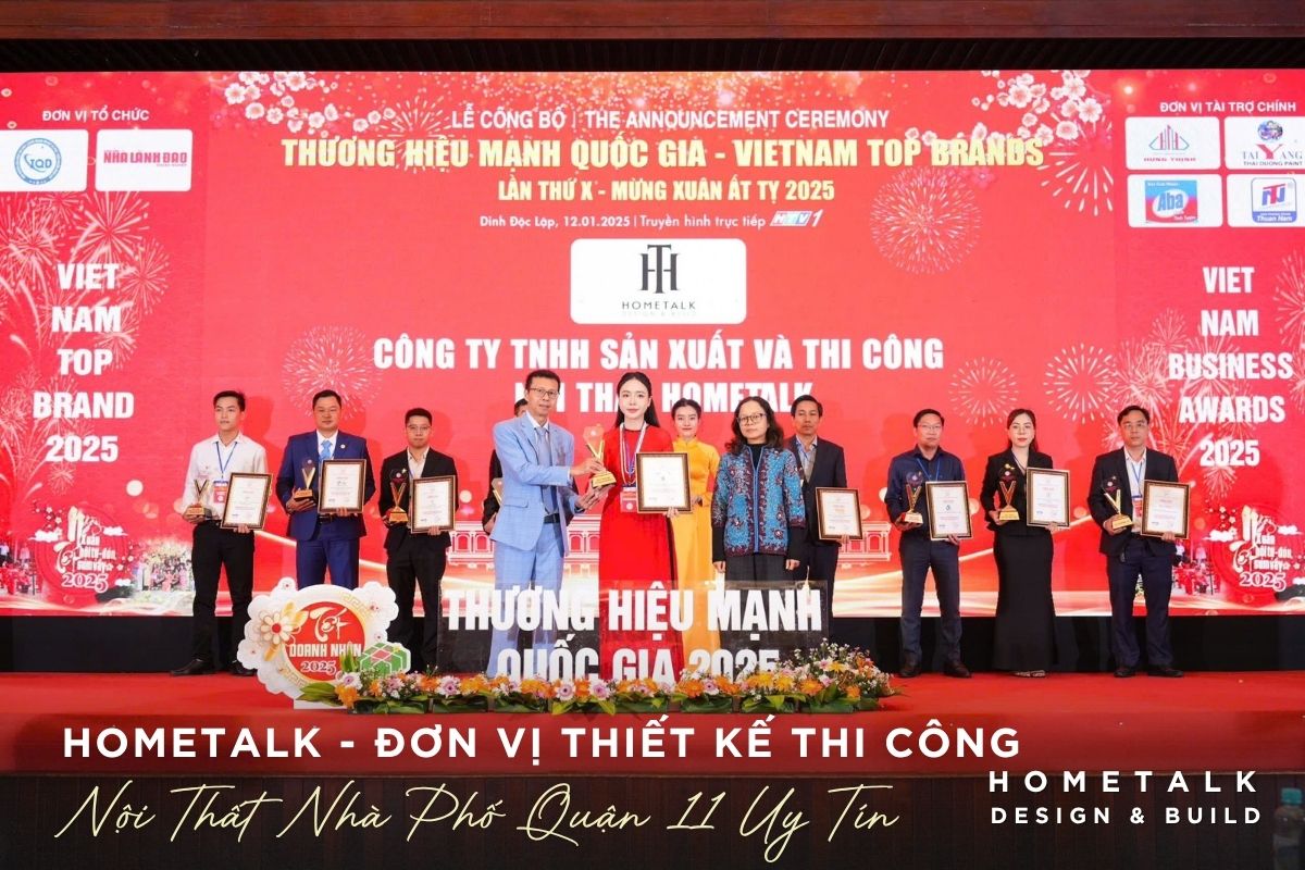 Hometalk tu hao la mot don vi thiet ke thi cong noi that nha pho uy tin tai Quan 11